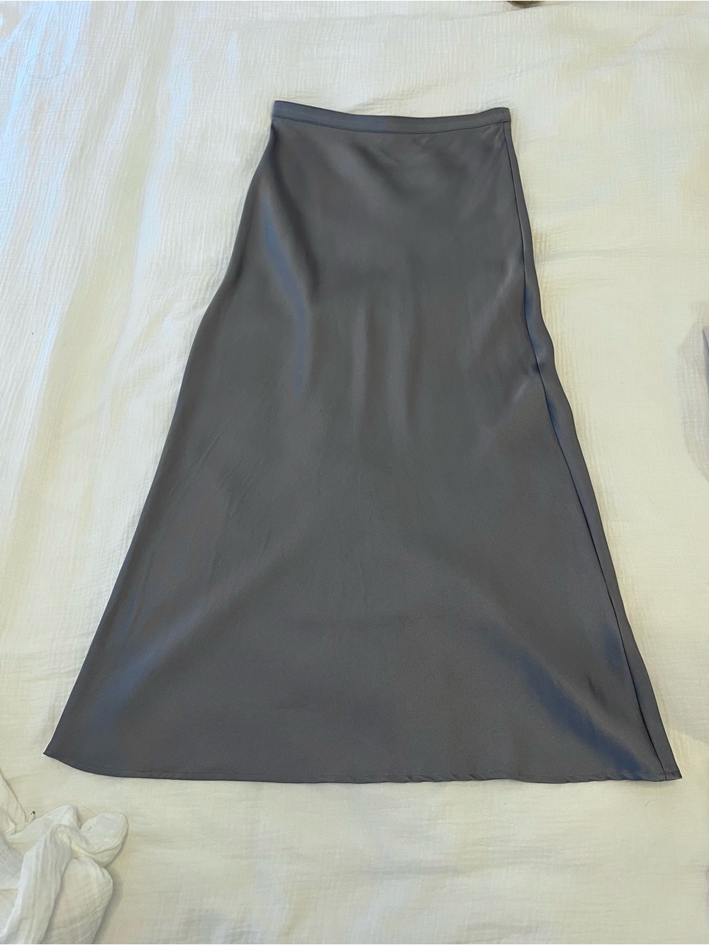 Anine Bing Bar Silk Skirt - Grey